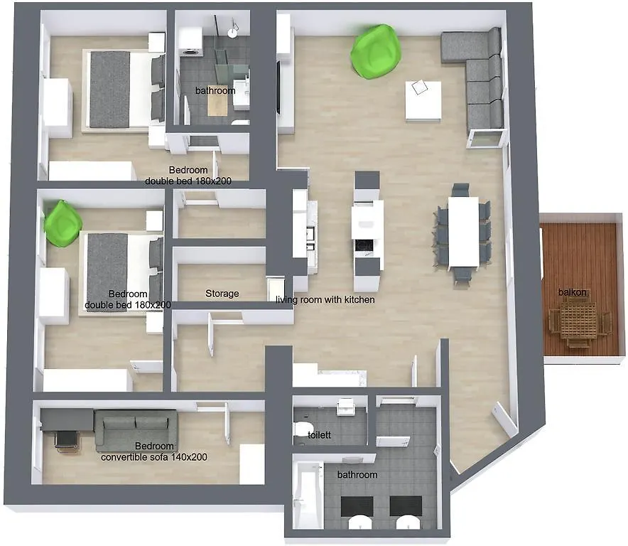 Urban Flats Vienna Darwingasse Apartment