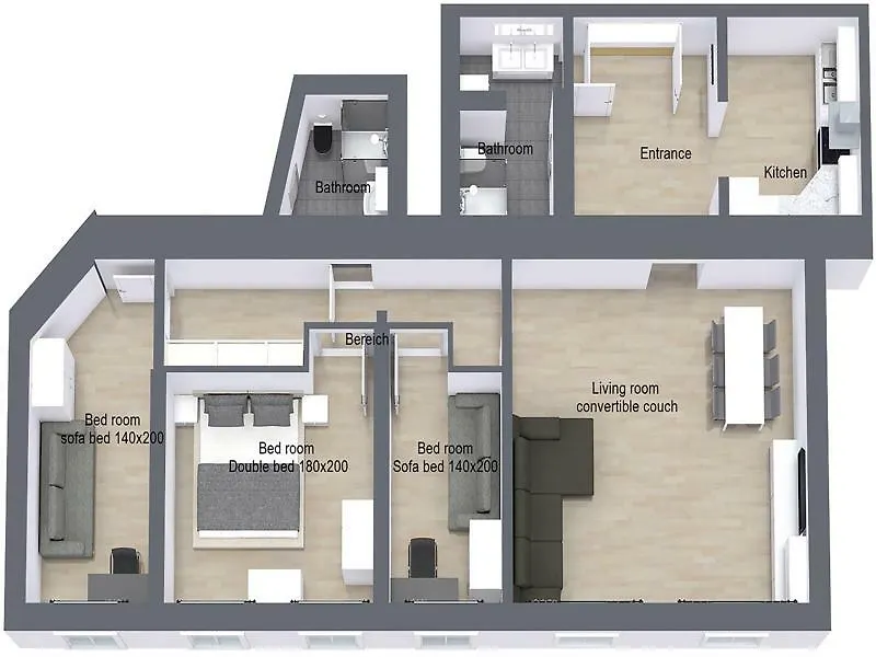 Urban Flats Vienna Darwingasse Apartment 0*,  Austria
